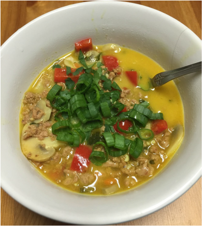 Thai Coconut Curry Soup﻿